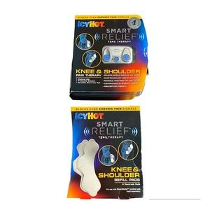 NOS Icy Hot Smart Relief Tens Knee & Shoulder Pain and 1 Box of Refills READ!